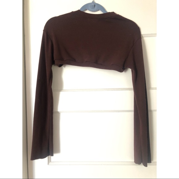 Noctex Reddish-Brown Shrug One Size - Picture 5 of 5